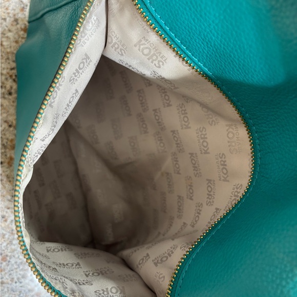 Teal Michael kors leather shoulder bag - Picture 5 of 6